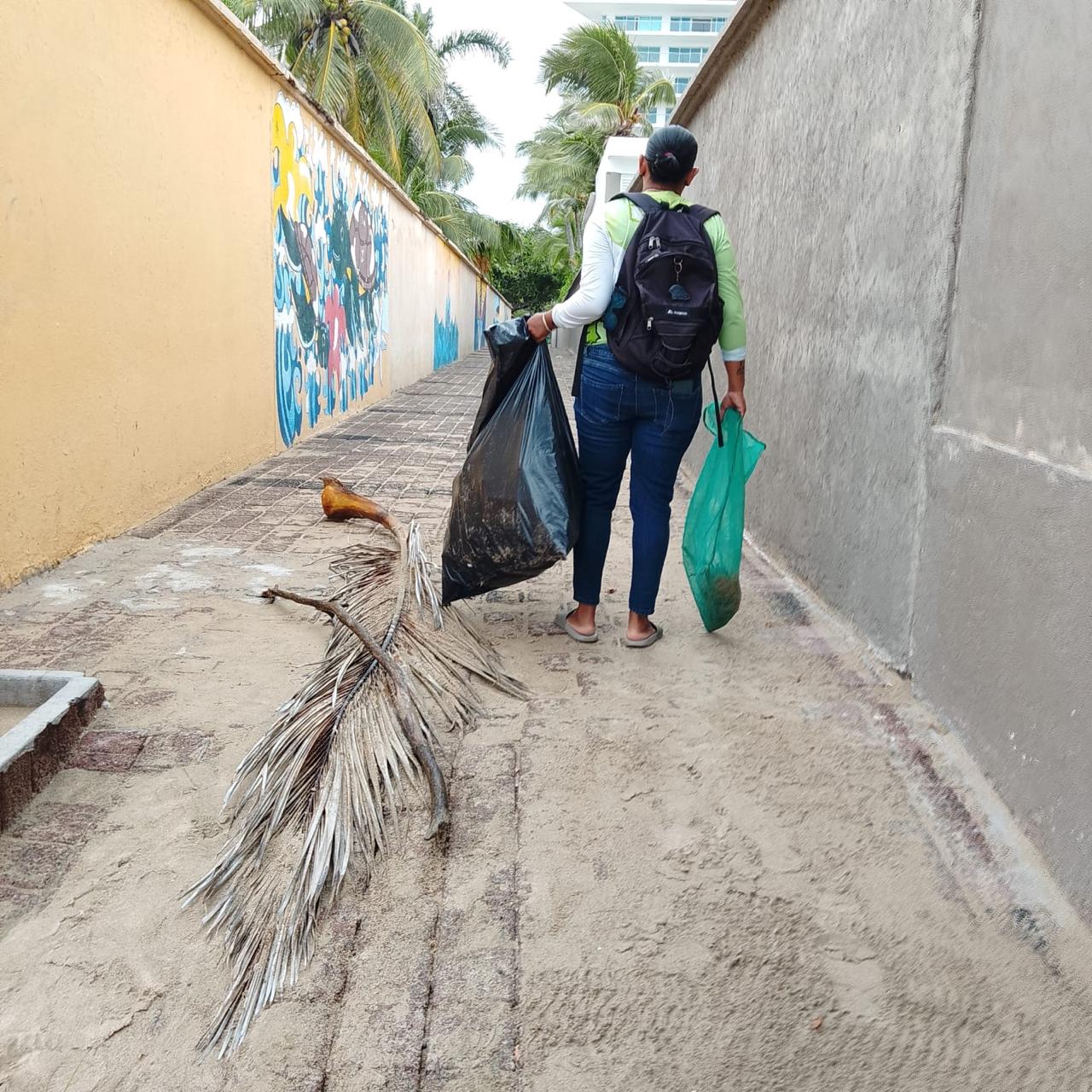 LIMPIEZA DIARIA PLAYA EL PALMAR I,II Y III