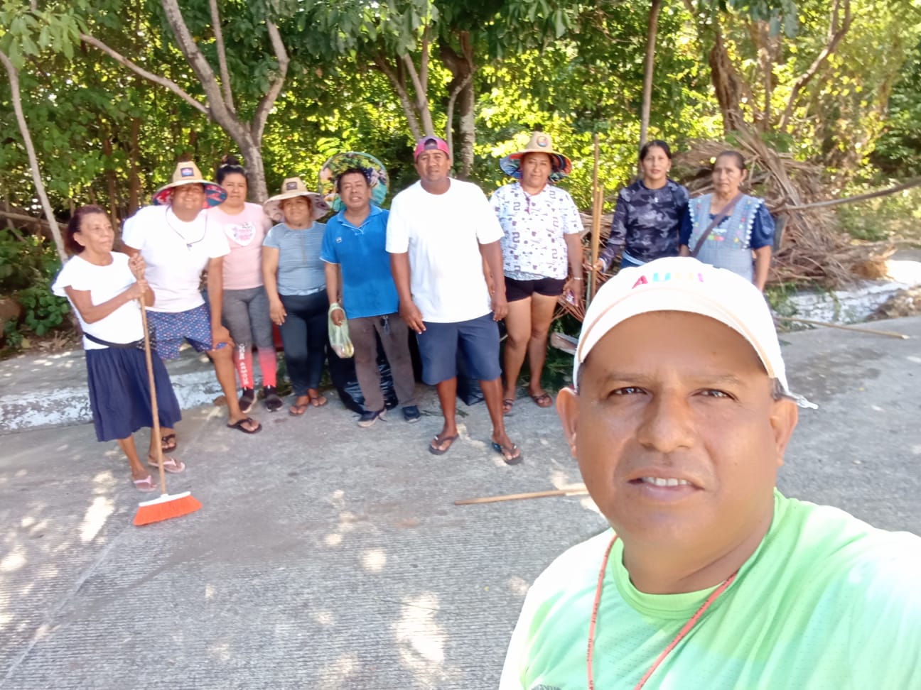 Playa Incluyente, Campaña de limpieza del canal pluvial.