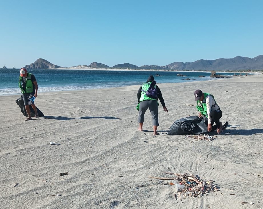 LIMPIEZA MENSUAL DE DICIEMBRE 2025 EN PLAYA BRASIL, SALINA CRUZ, OAXACA.