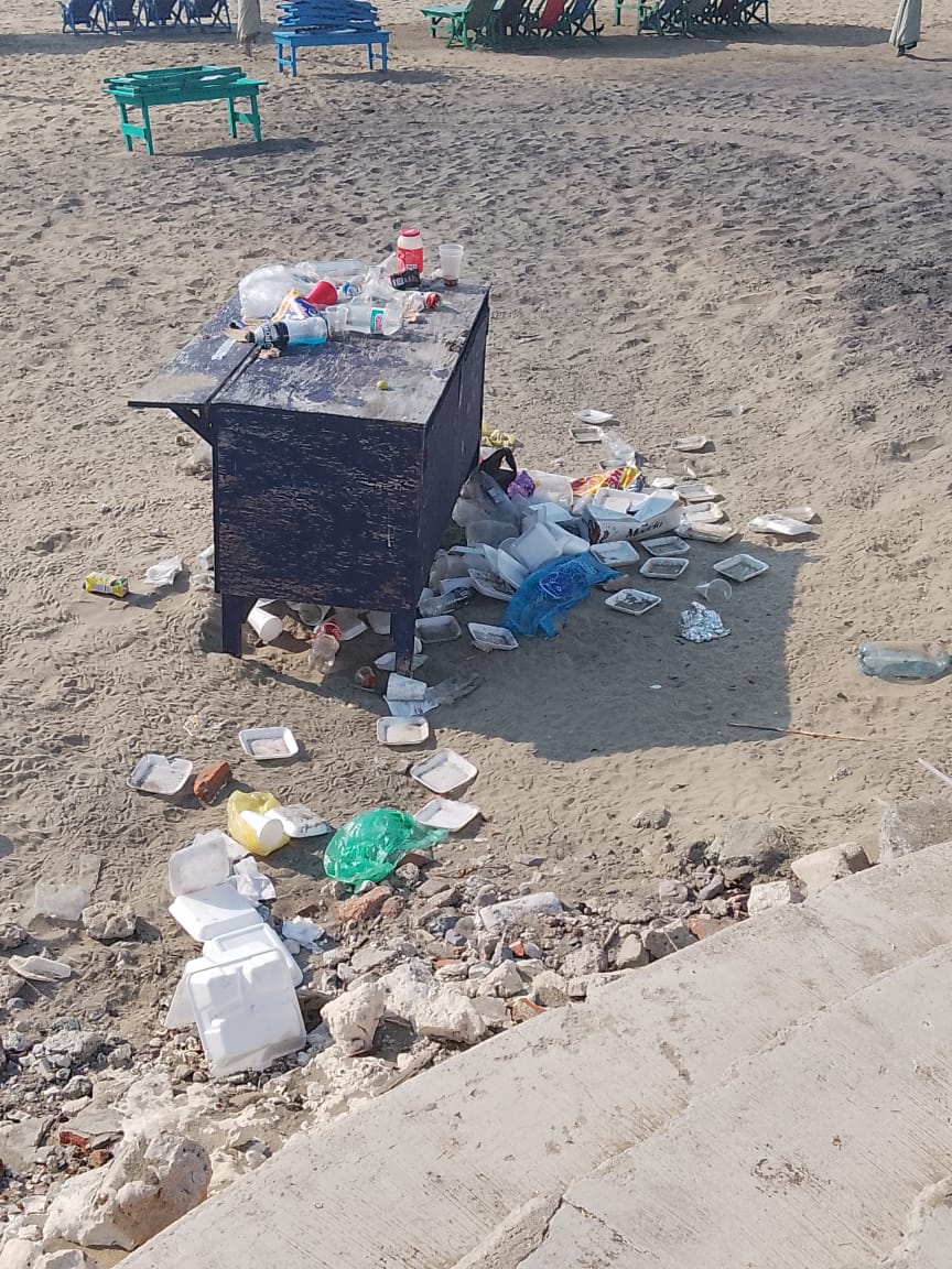 Limpieza de Playa Miramar, por parte de la Unión Perlas del Mar, antes de finalizar el año 2025