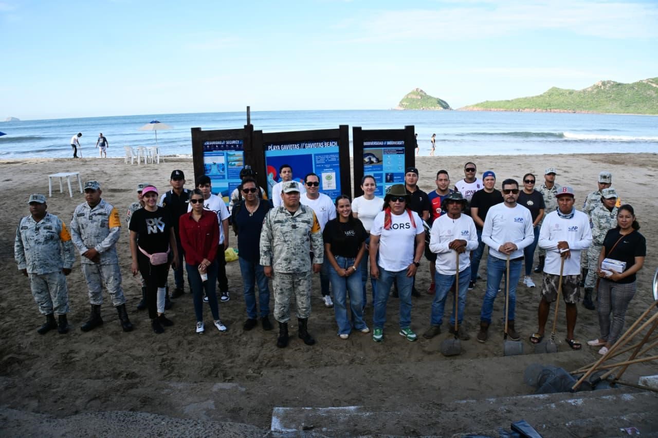 (OAP) Actividad de Limpieza de Playa Gaviotas Mazatlán, Sinaloa